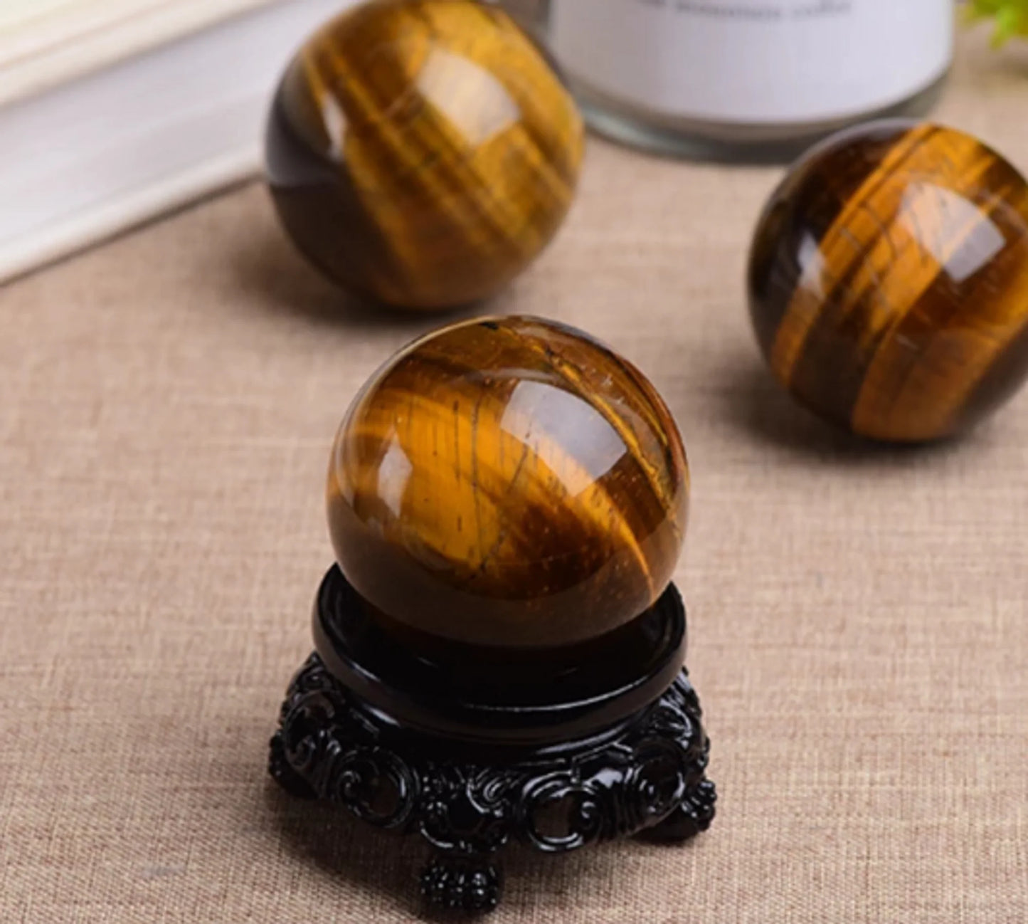 Natural Crystal Sphere With Base