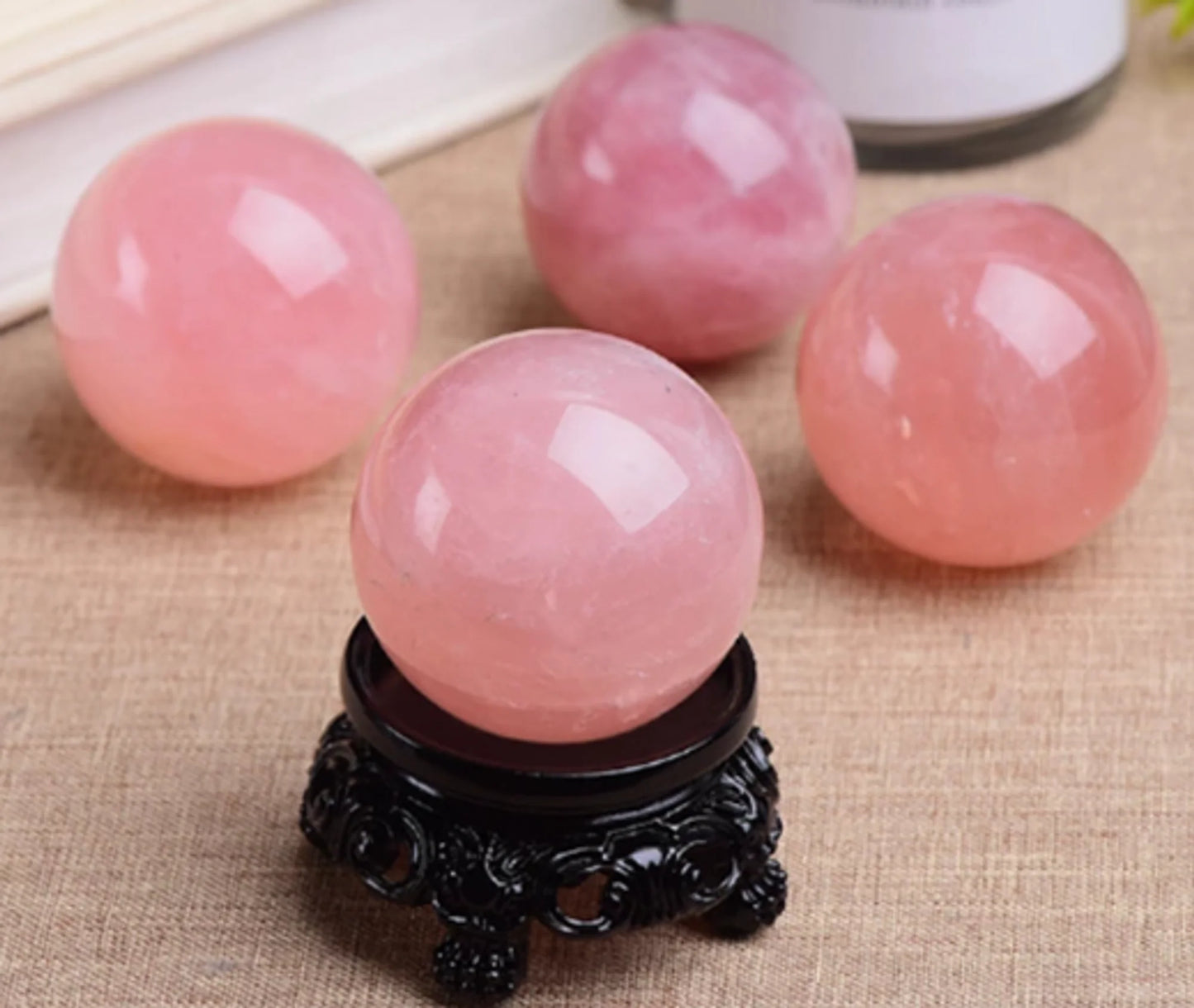Natural Crystal Sphere With Base