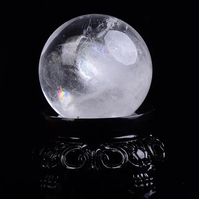 Natural Crystal Sphere With Base