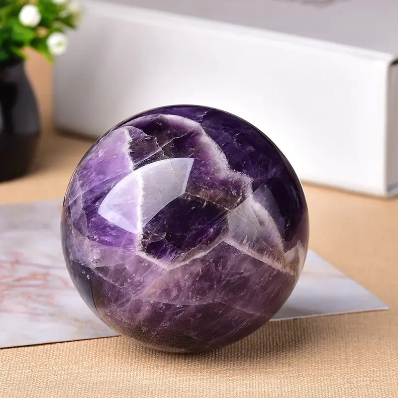 Natural Crystal Sphere With Base