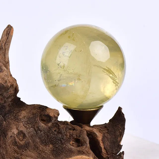 Natural Crystal Sphere With Base
