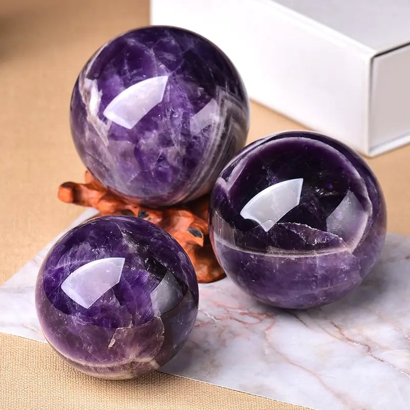 Natural Crystal Sphere With Base