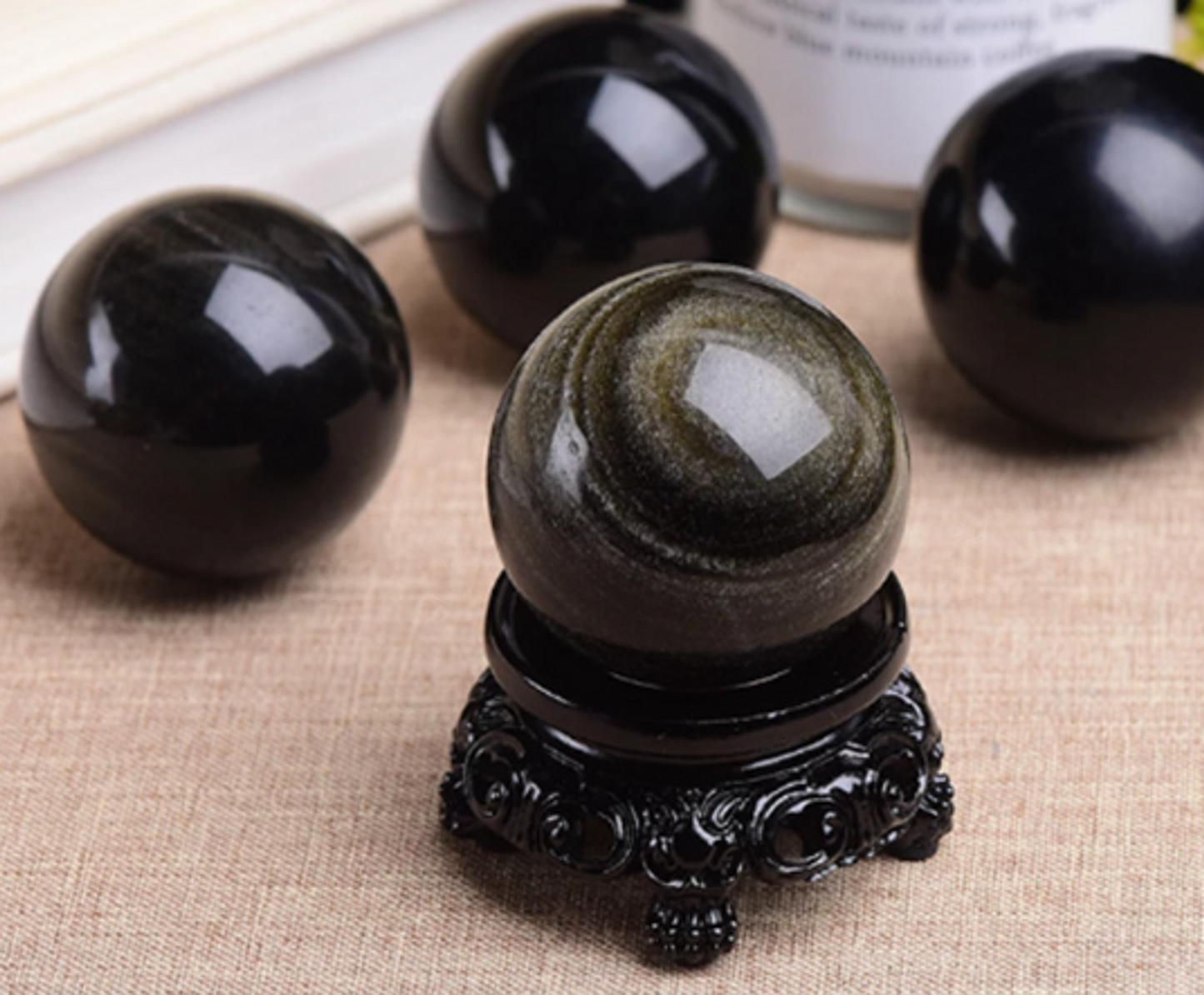 Natural Crystal Sphere With Base