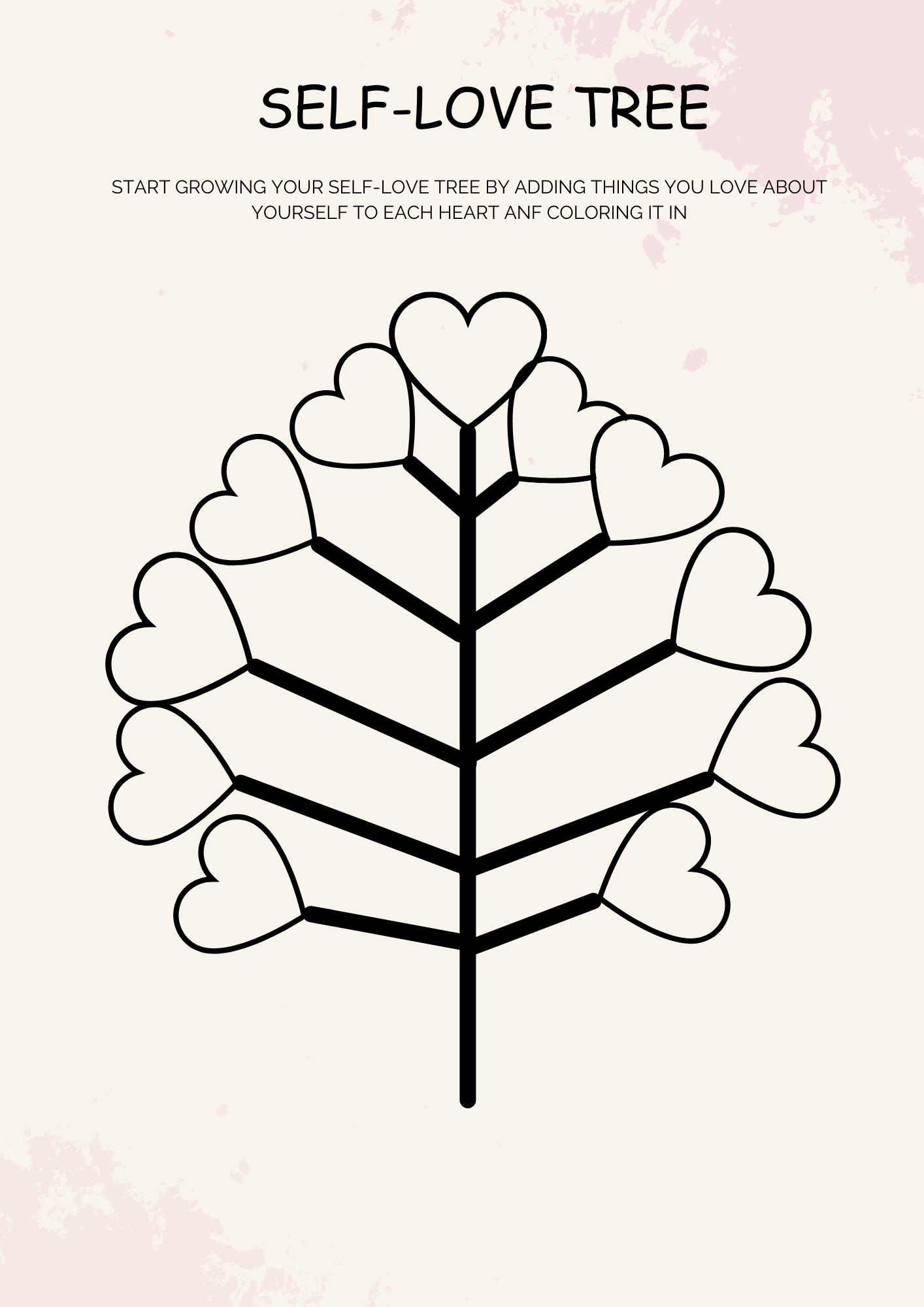 Self Love Planner Digital Download