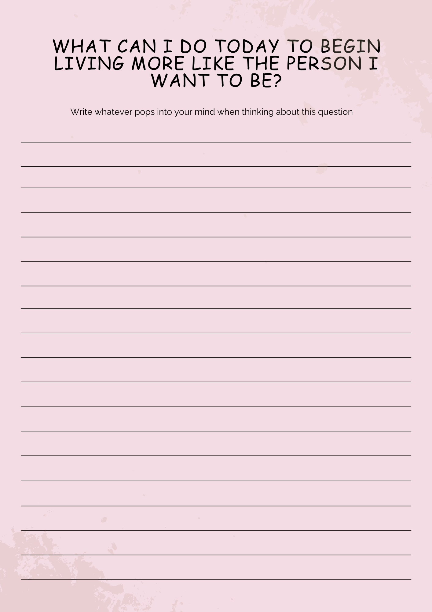Self Love Planner Digital Download
