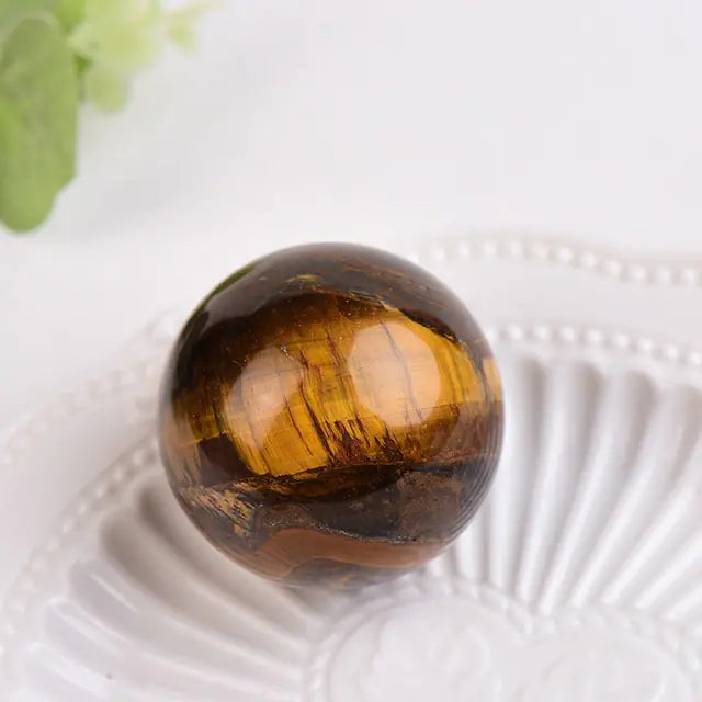 Natural Crystal Sphere With Base