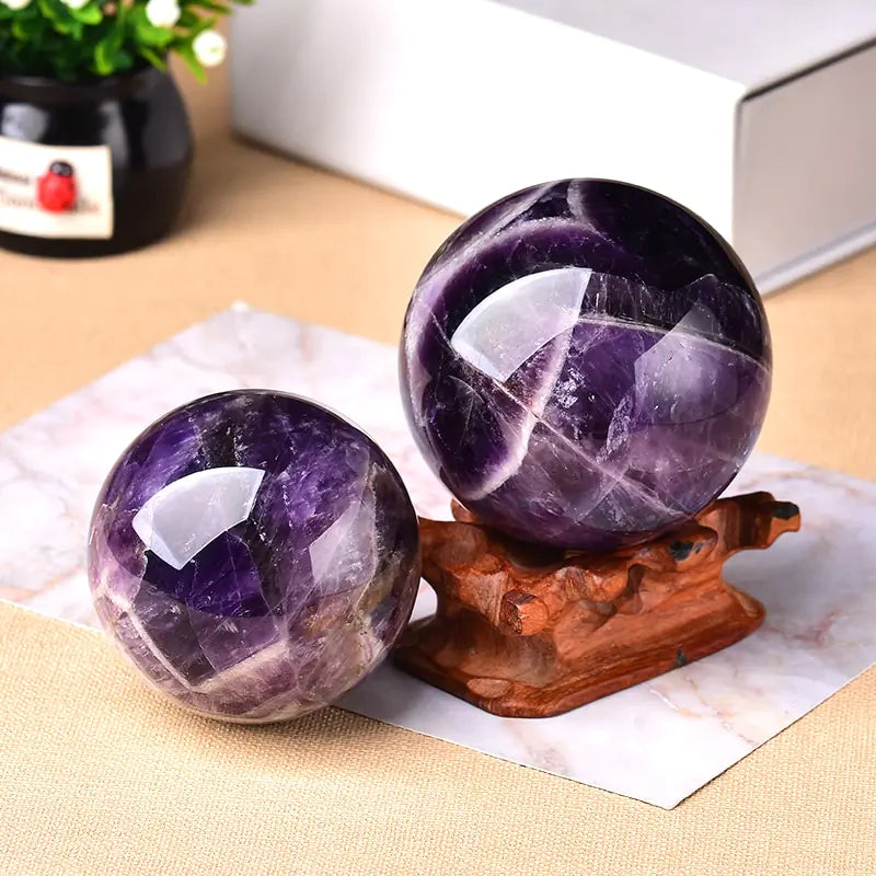 Natural Crystal Sphere With Base