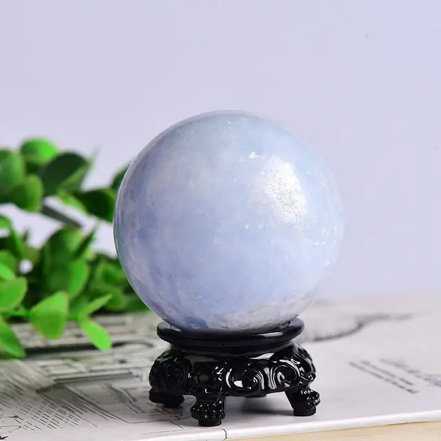 Natural Crystal Sphere With Base