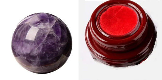 Natural Crystal Sphere With Base